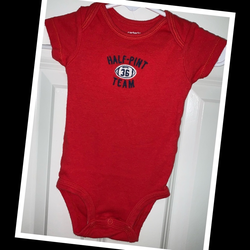 4/$10 •Carters baby boy 3m onesie🎈EUC🎈 - Picture 1 of 2